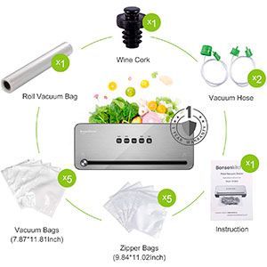Envasadora al vacío Bonsenkitchen VS3802