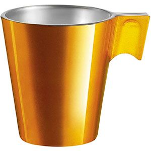 Pack de tazas de café de colores Flashy Expresso de Luminarc dorada
