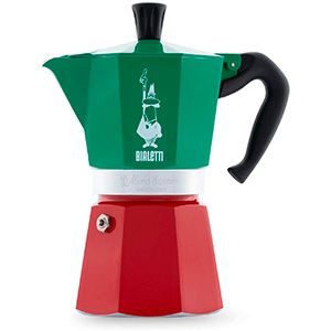Cafetera italiana Bialetti tricolor