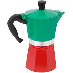 Cafetera italiana Bialetti tricolor