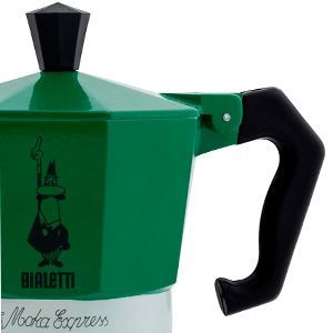 Cafetera italiana Bialetti tricolor mango