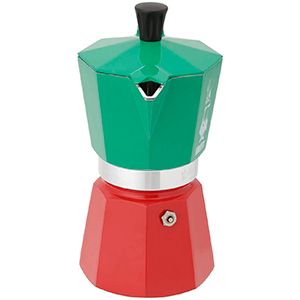 Cafetera italiana Moka Bialetti tricolor