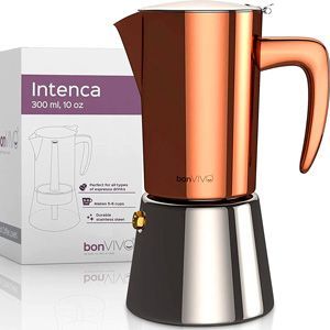 Cafetera Moka para todo tipo de fuegos bonVIVO Intenca