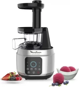 Licuadora de prensado en frio para frutas y verduras Moulinex Juice and Clean ZU420E10