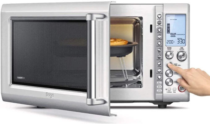 Horno microondas inteligente Sage BMO700BSS Quick Touch Crisp