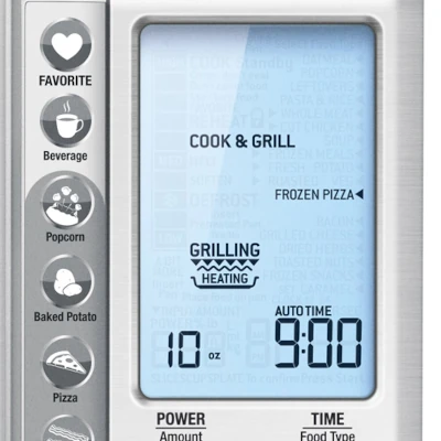 Horno microondas inteligente Sage BMO700BSS Quick Touch Crisp