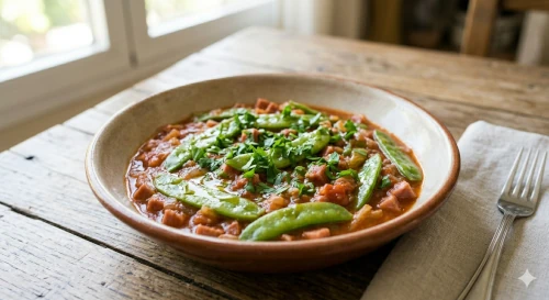 Bisaltos con jamón